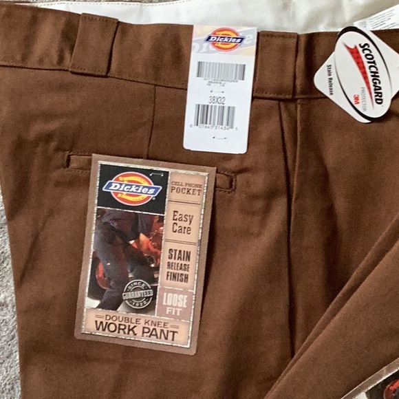 Dickies - Double Knee Work Pants, Loose Fit, New With Tags - Quantity Two, 38x32 - Picture 4 of 16